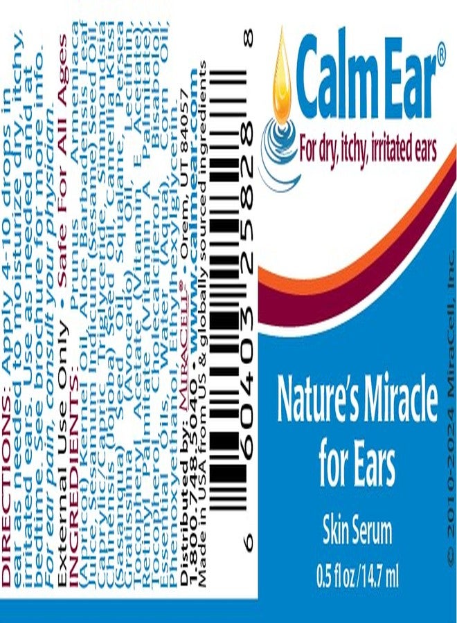 Miracell Calm Ear Drops 14.7 ml – Natural Relief for Itchy, Irritated & Dry Ears - Lubricates Earplugs & Hearing Aids - Image 3
